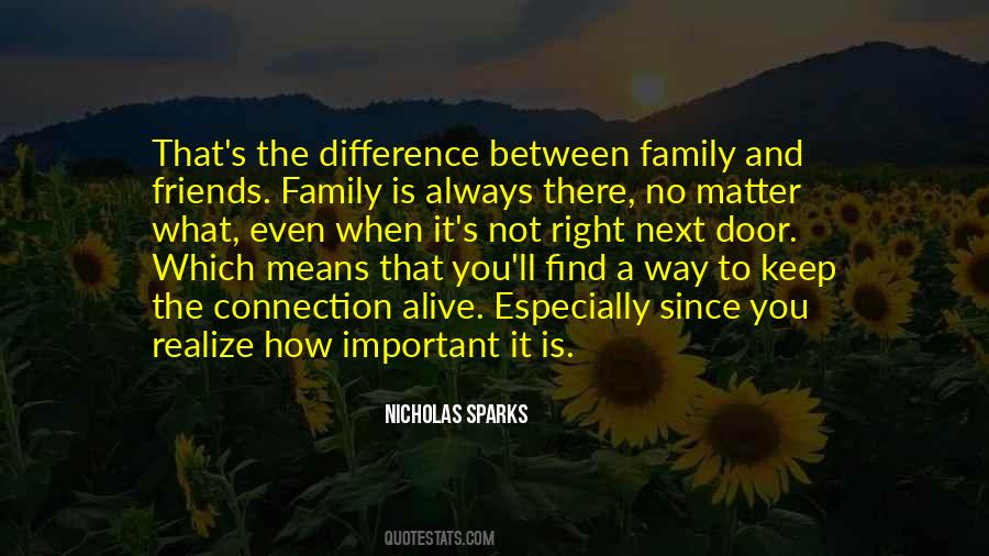 Quotes About Family Over Friends #80403