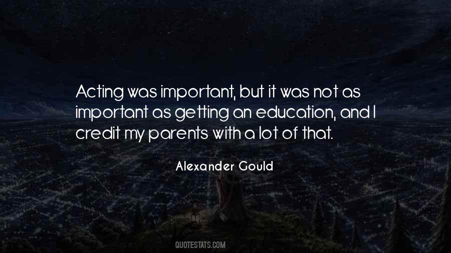 Quotes About Parents And Education #27872