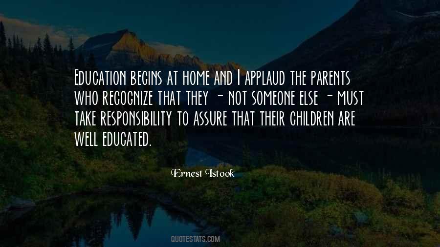 Quotes About Parents And Education #710176