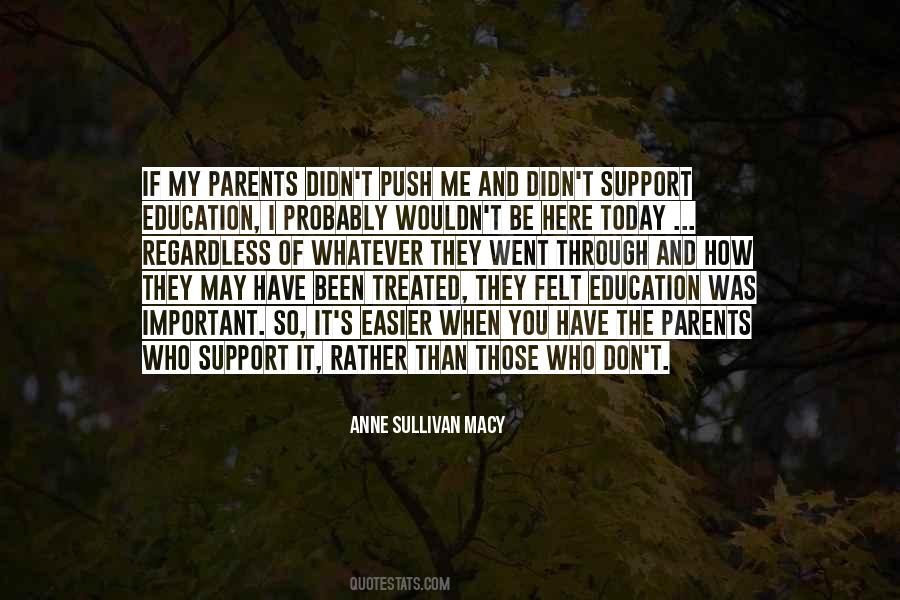 Quotes About Parents And Education #961984