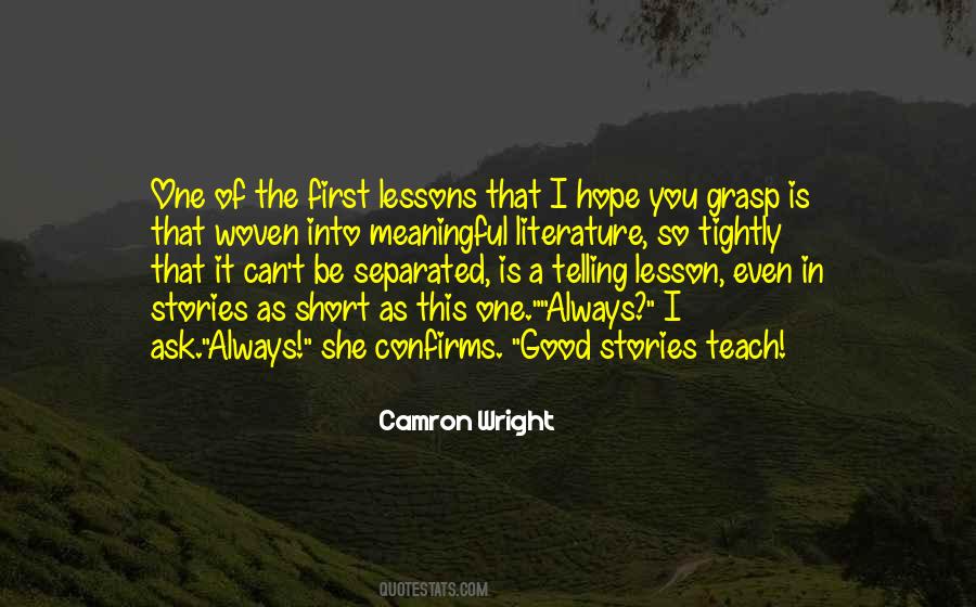 Teach A Lesson Quotes #247282