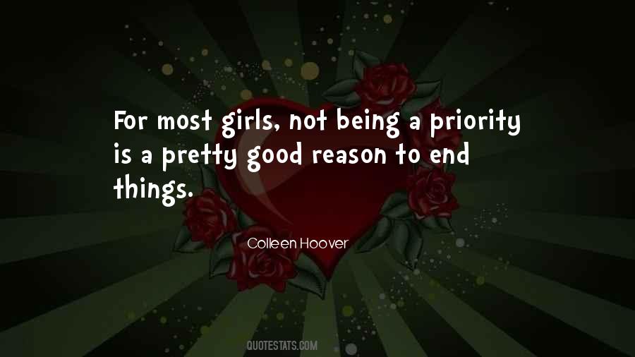 Quotes About Not Being A Priority #502363