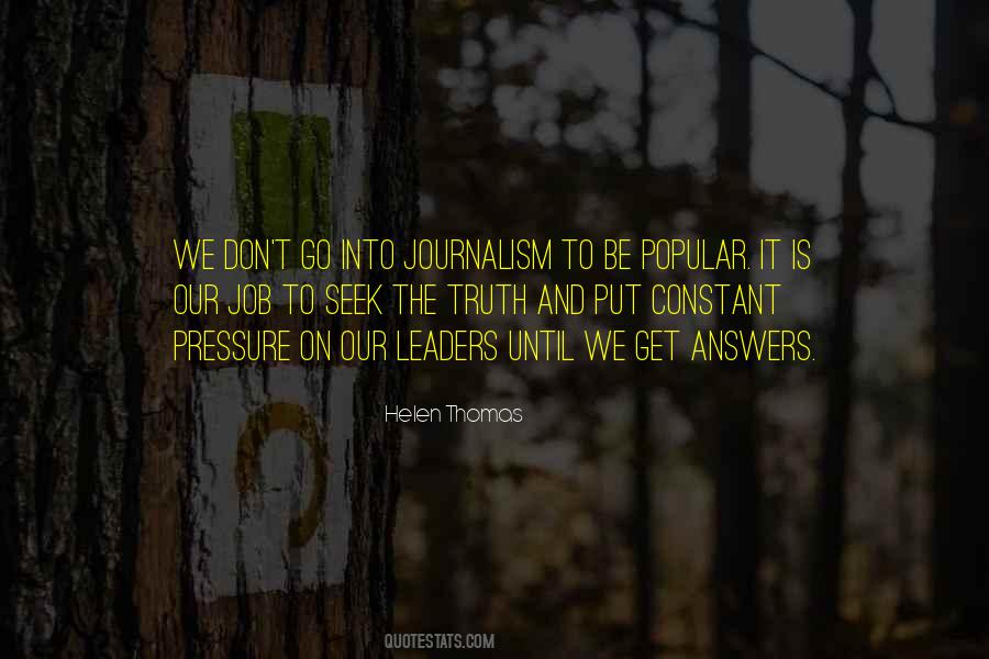 Quotes About Truth In Journalism #33453