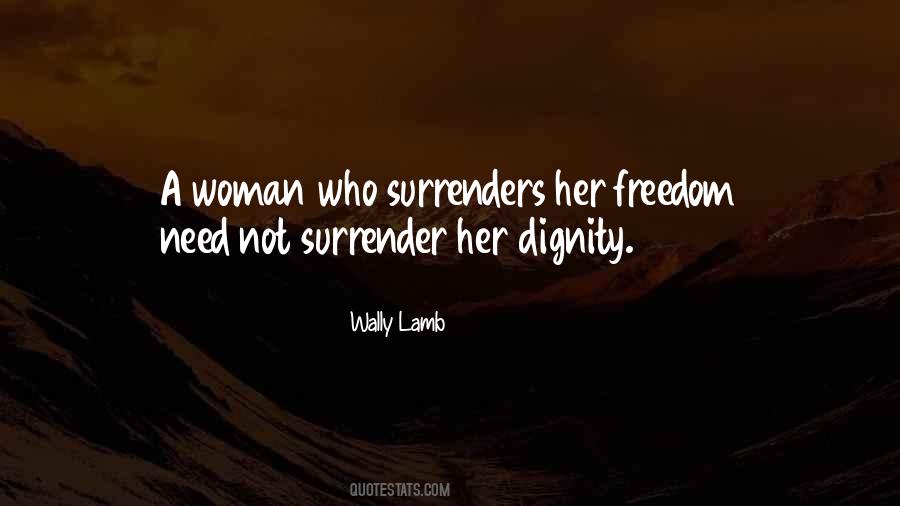 Quotes About Dignity Of A Woman #1357044