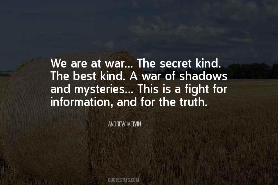 Truth Of War Quotes #760609