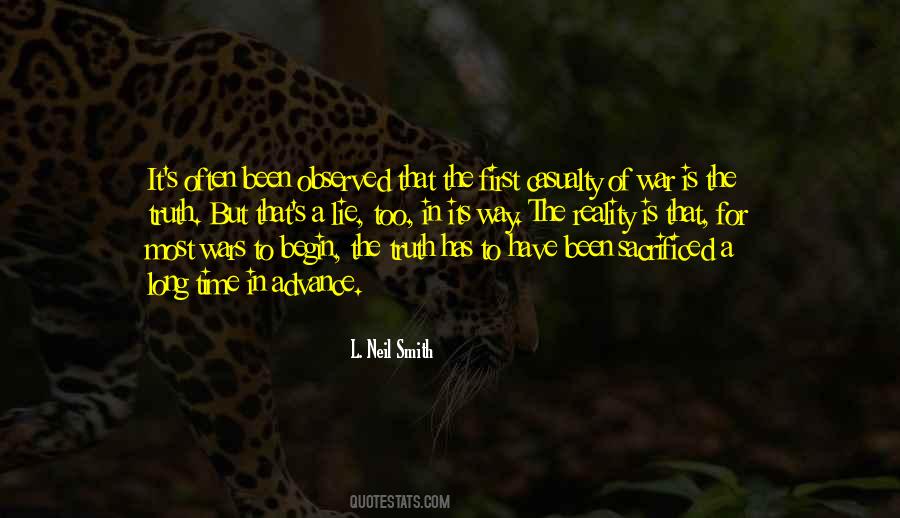 Truth Of War Quotes #98892