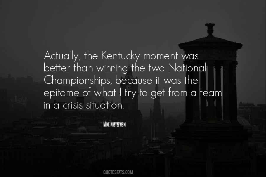 Quotes About Kentucky #101650