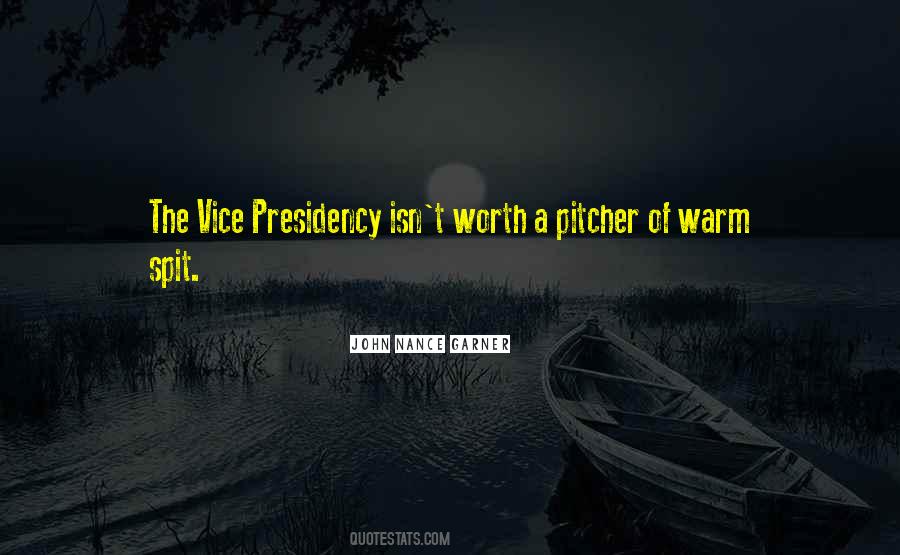 Quotes About The Vice Presidency #1207478