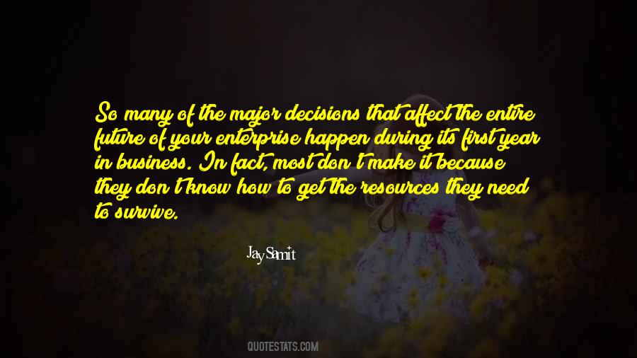 Quotes About Major Decisions #1816272