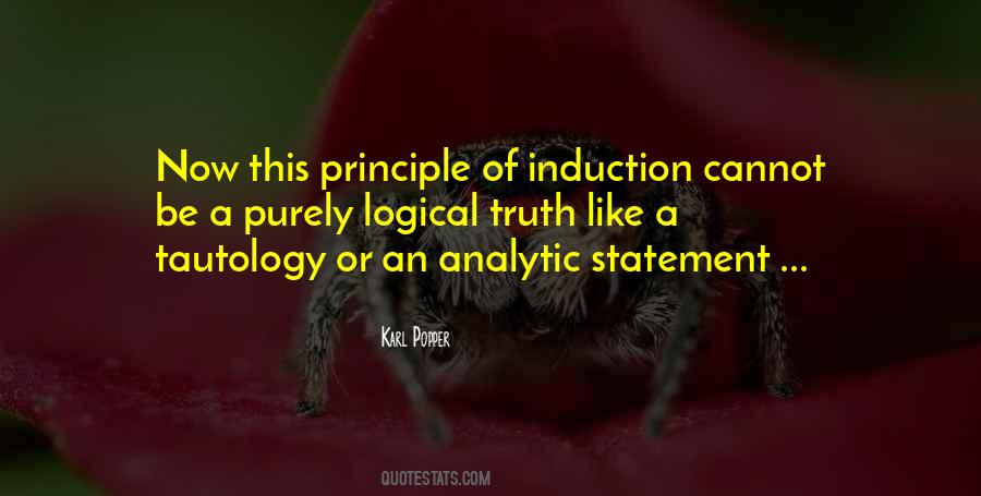 Quotes About Induction #1155615