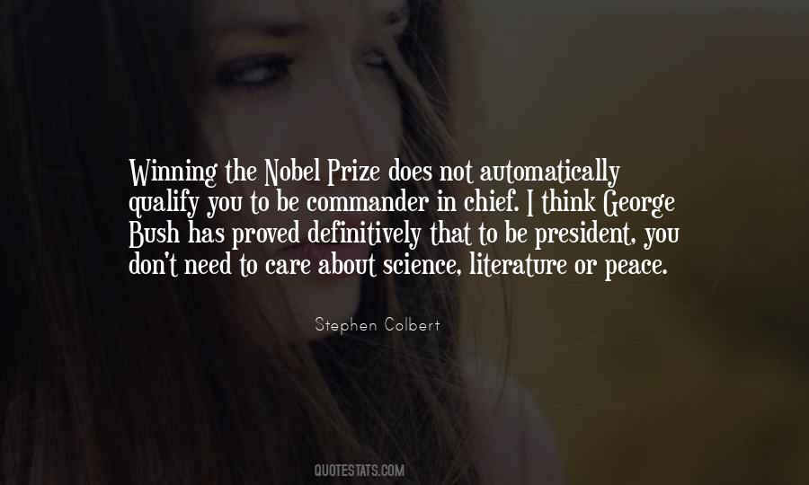 Quotes About Nobel Peace Prize #1707479