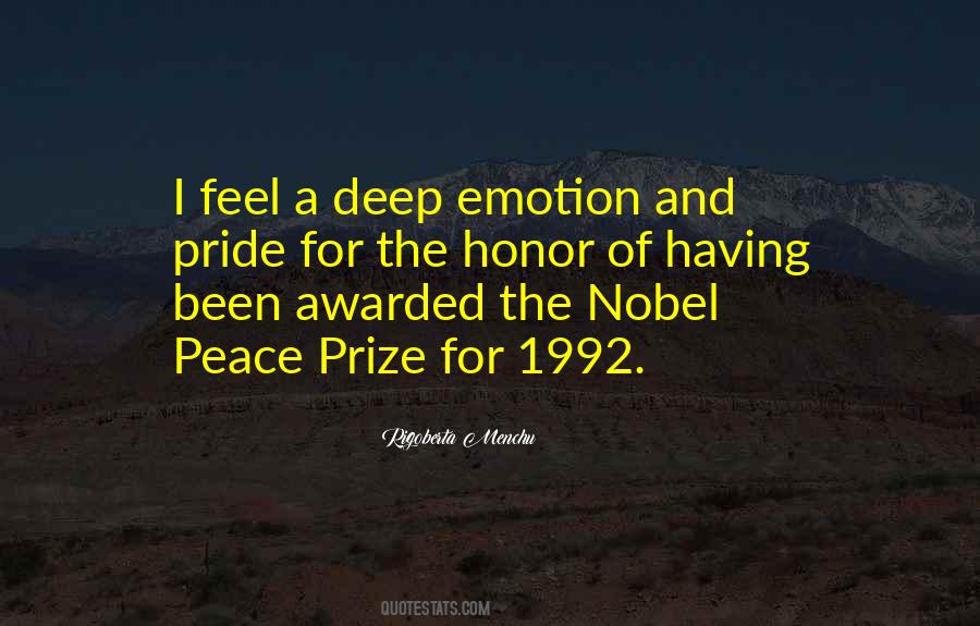 Quotes About Nobel Peace Prize #1824738