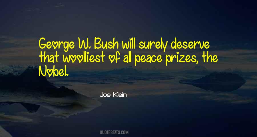 Quotes About Nobel Peace Prize #564772