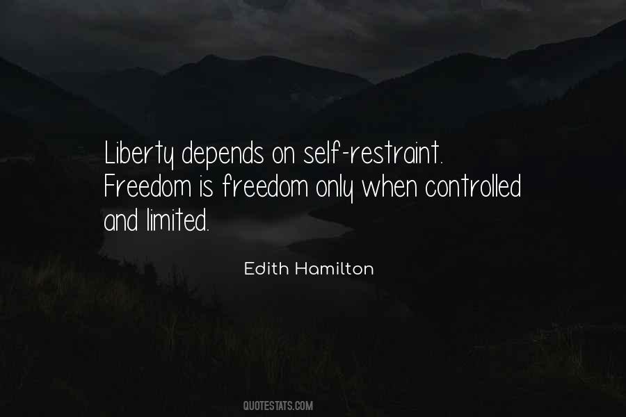 Quotes About Limited Freedom #1249339