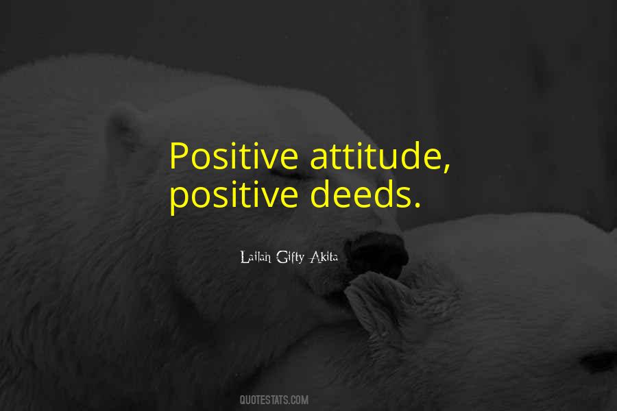 Quotes About Having A Positive Attitude #77216