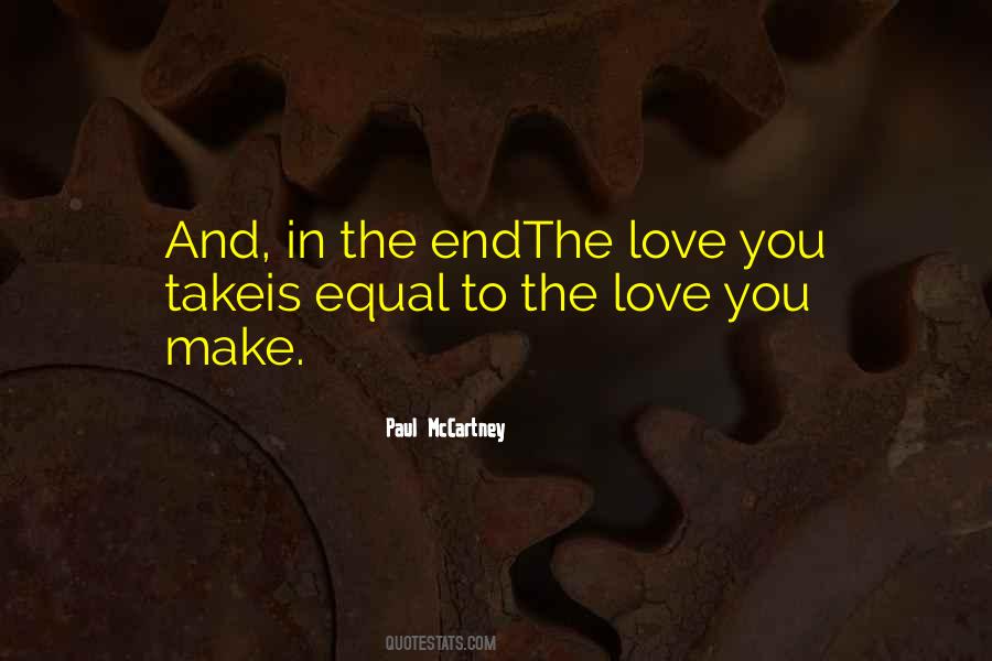 Quotes About Love The Beatles #1054211
