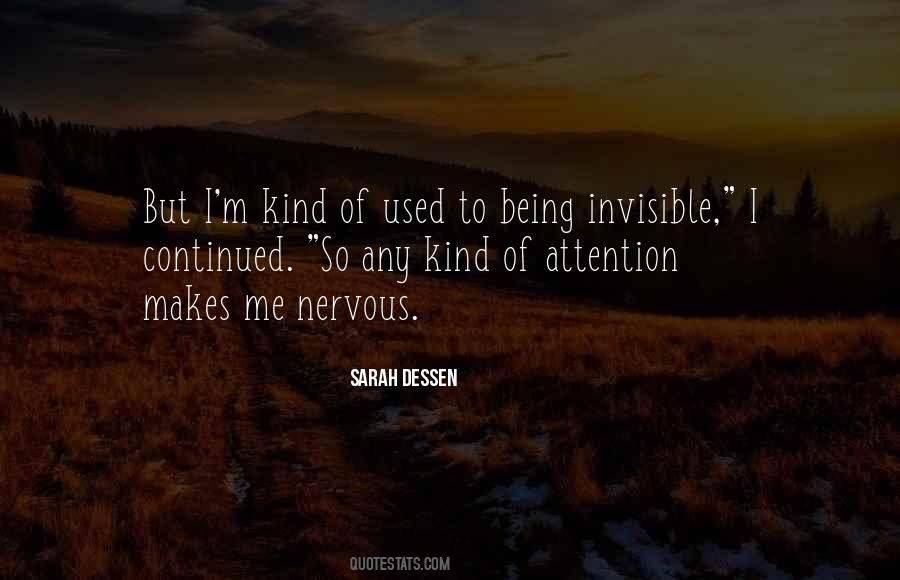 Quotes About Being Invisible #1167317