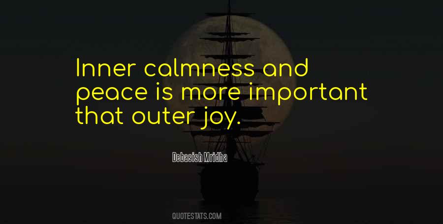 Quotes About Calmness And Peace #1125760