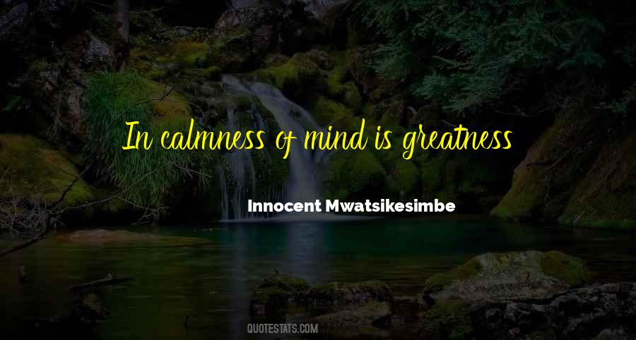 Quotes About Calmness And Peace #182608
