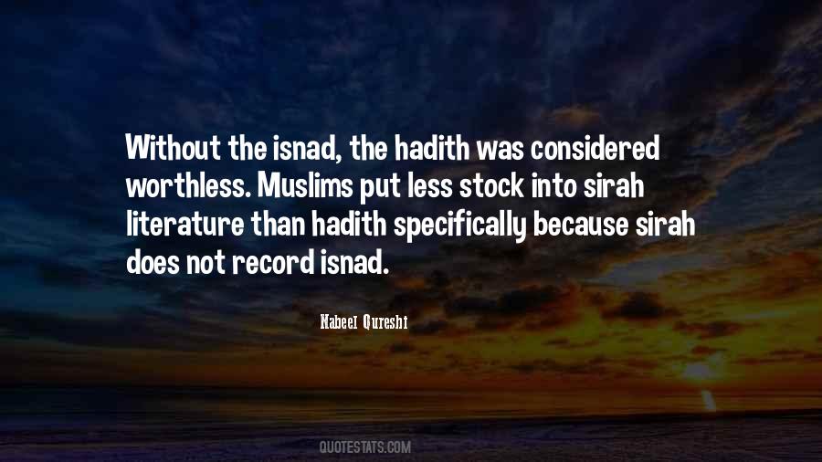 Quotes About Hadith #391157