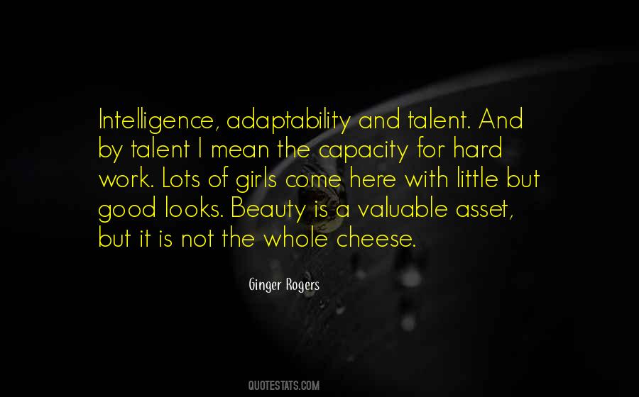 Quotes About Talent And Hard Work #1500344