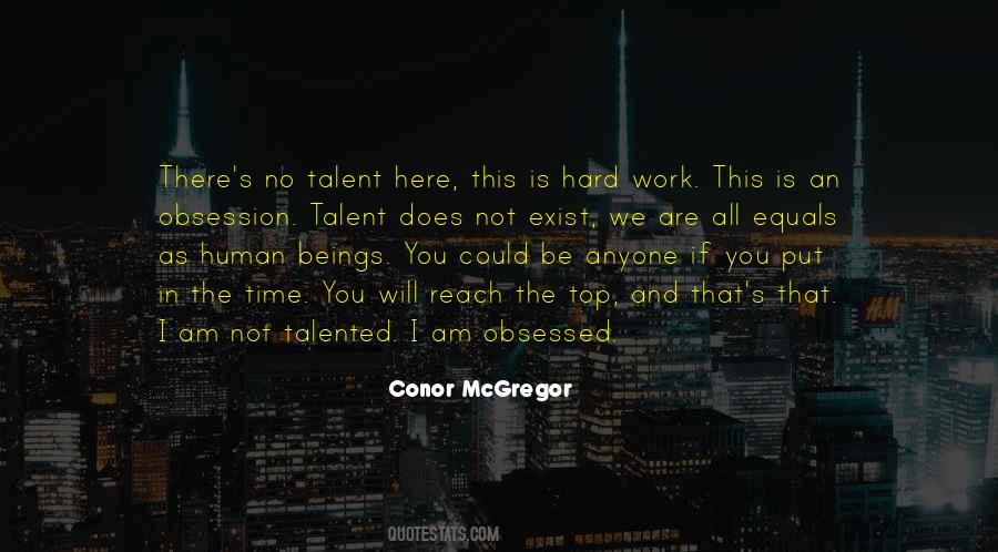 Quotes About Talent And Hard Work #1615480