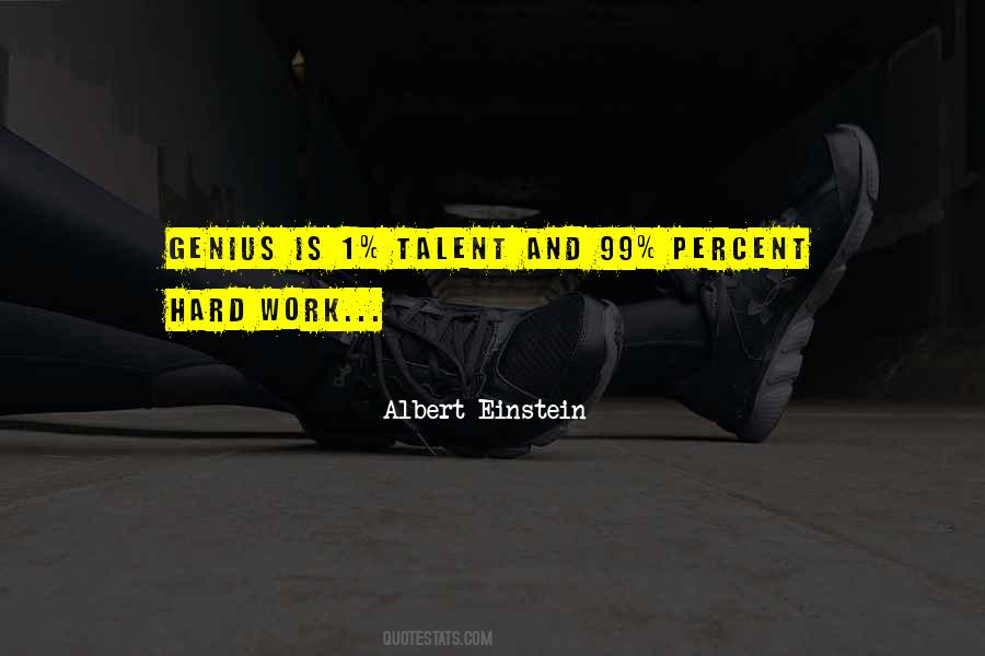 Quotes About Talent And Hard Work #209558