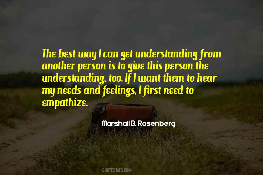 Quotes About Understanding And Empathy #591869