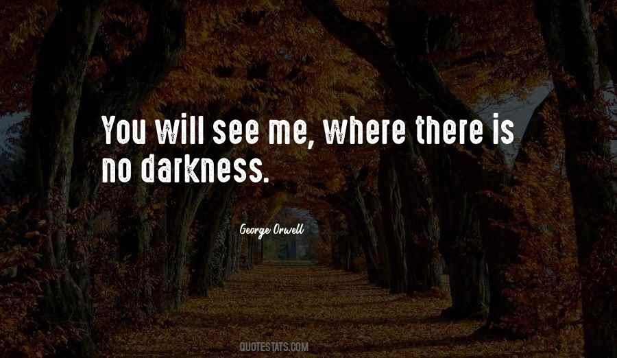 No Darkness Quotes #702768