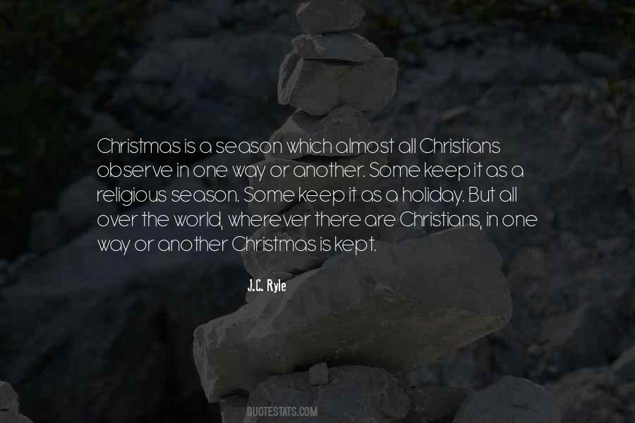 Christmas Holiday Quotes #146050