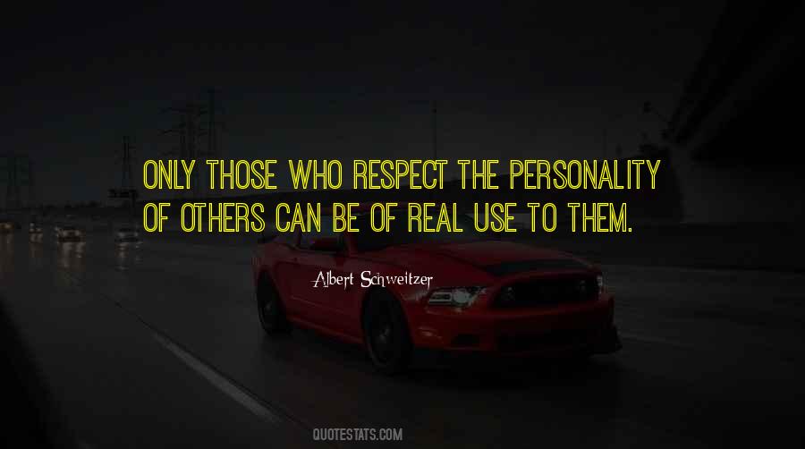 Real Respect Quotes #1315342