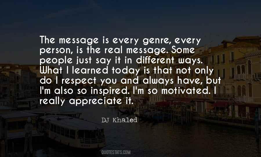 Real Respect Quotes #1413225