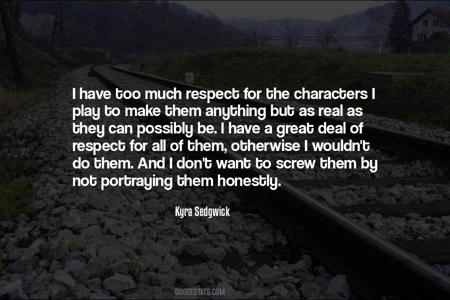Real Respect Quotes #670643