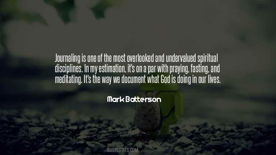 Quotes About Spiritual Disciplines #1359394