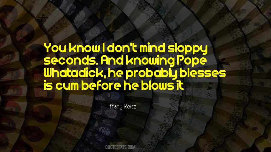 Quotes About Sloppy #540852