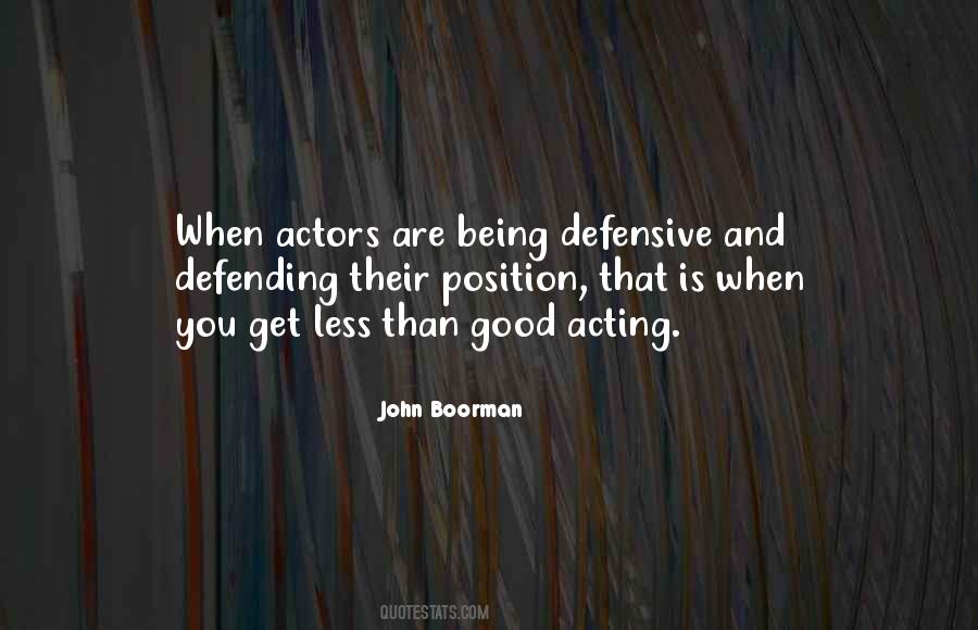 Good Acting Quotes #1119561