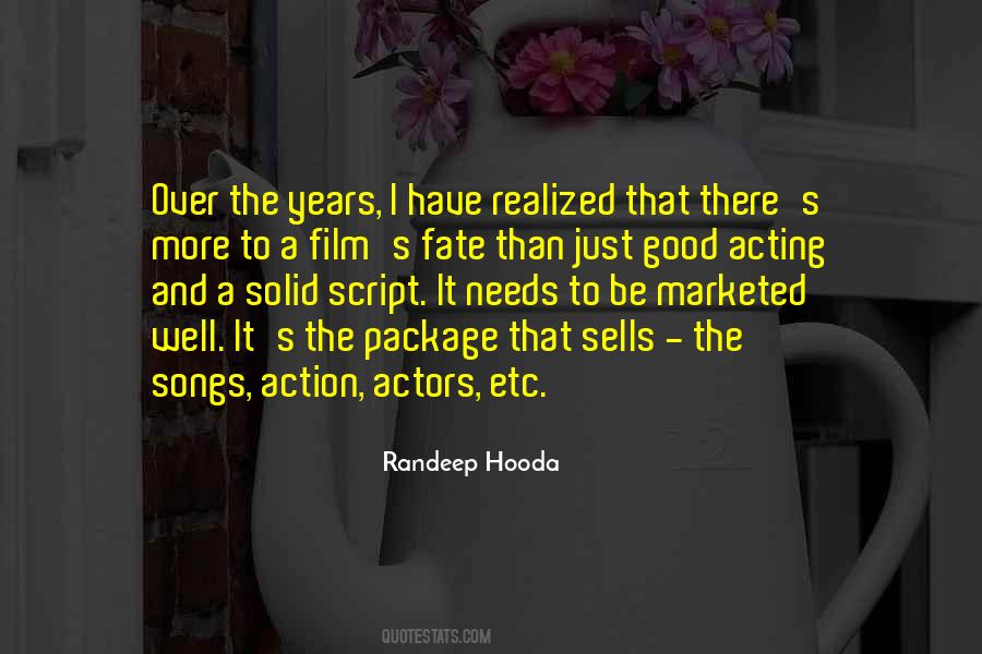 Good Acting Quotes #1544440