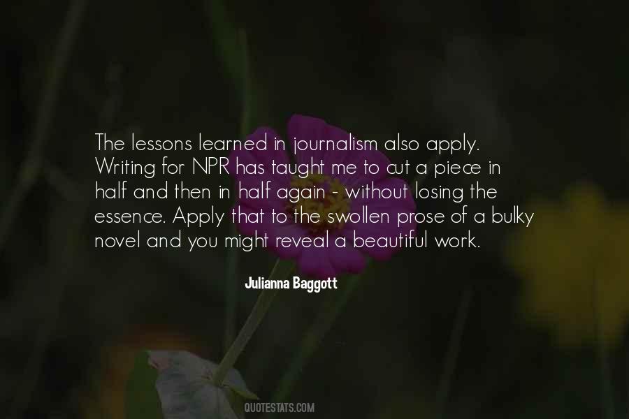 Quotes About Journalism Writing #1156227