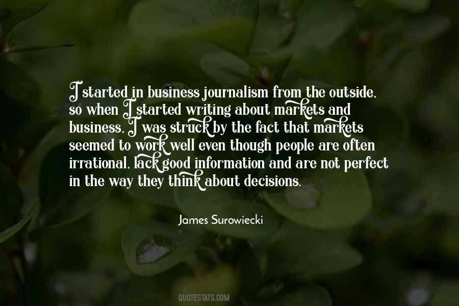 Quotes About Journalism Writing #126181