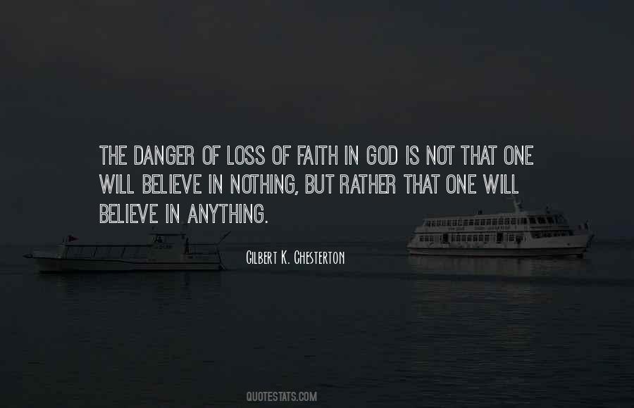 Quotes About Loss Of Faith #16955