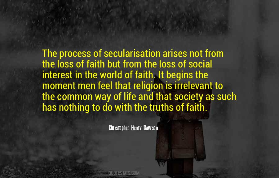 Quotes About Loss Of Faith #1800088