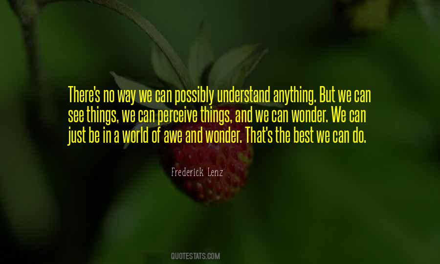 Quotes About Wonder Of The World #242263