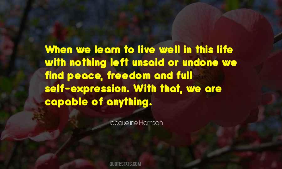 Quotes About Undone #1002543