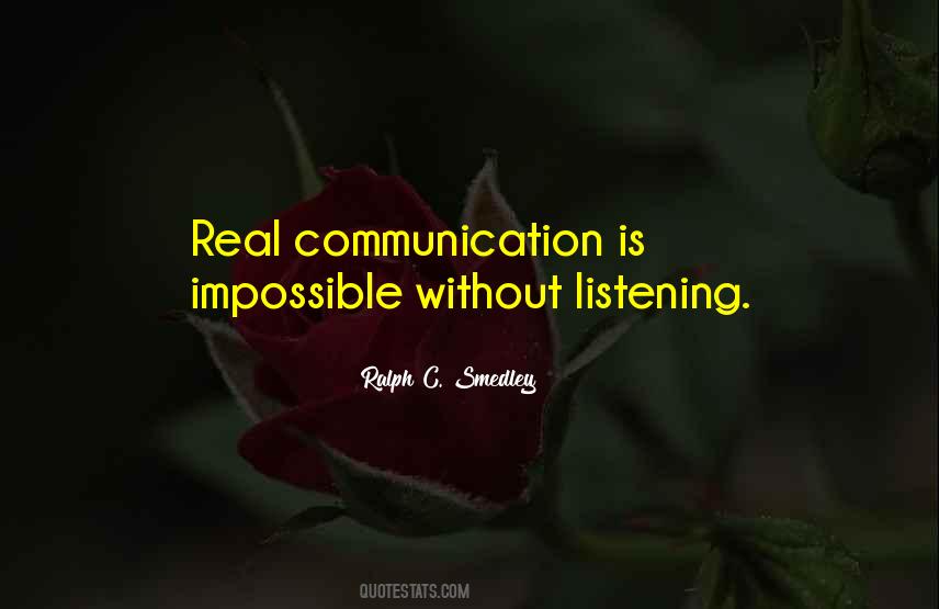 Real Listening Quotes #770392