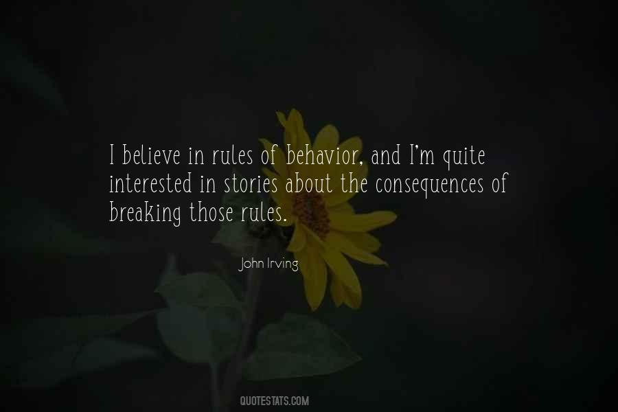 Quotes About Breaking Rules #1447797