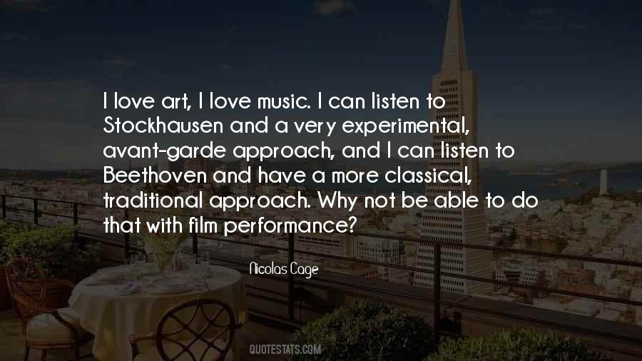 Quotes About Experimental Music #119235