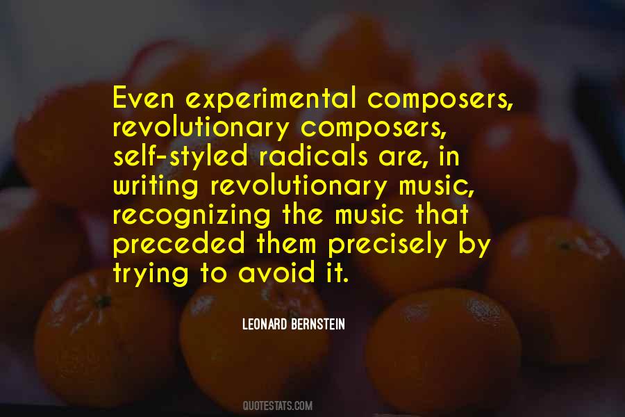 Quotes About Experimental Music #599758