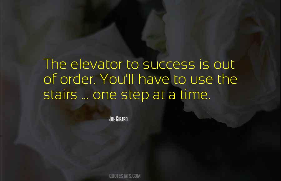 Quotes About Elevator To Success #29596