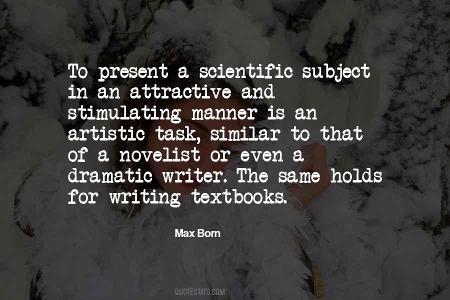 Quotes About Science Writing #1189299