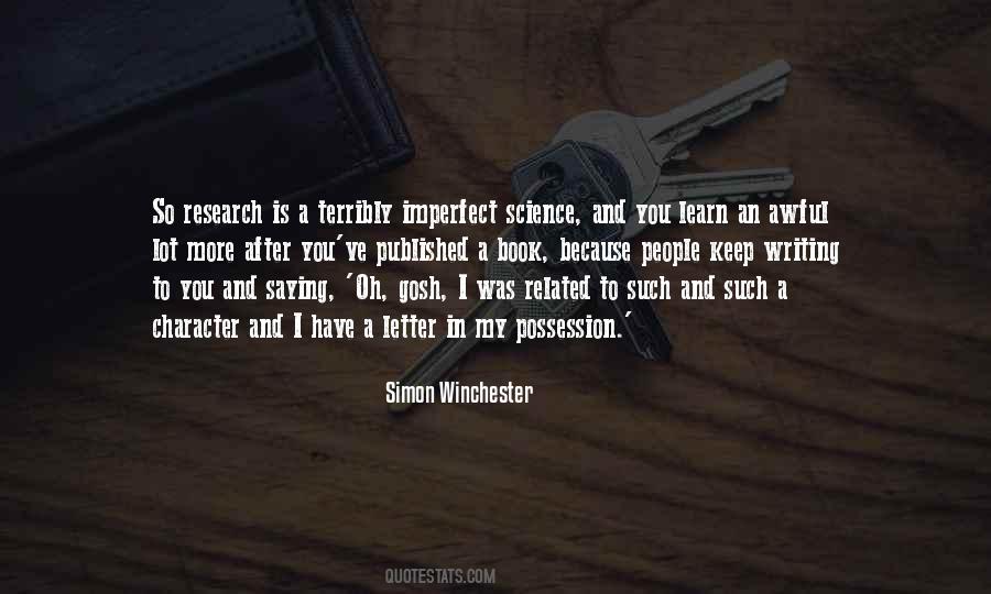 Quotes About Science Writing #297313